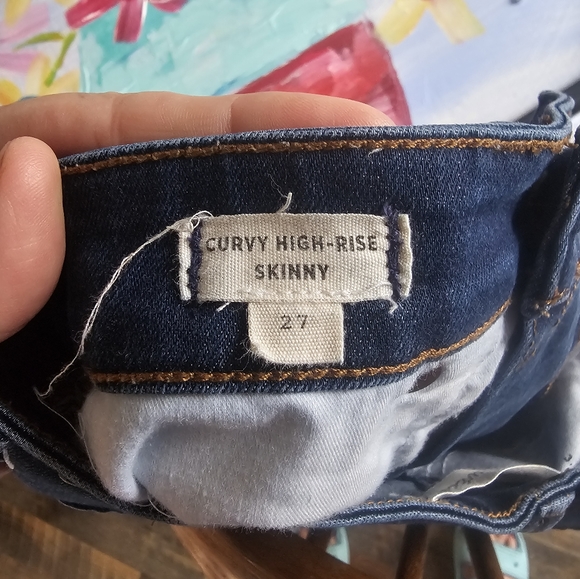 Madewell jeans size 27..curvy high-rise skinny - Picture 3 of 7